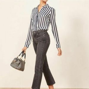 Reformation Violet Blouse